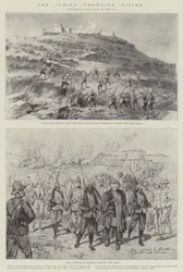 El levantamiento de la frontera india